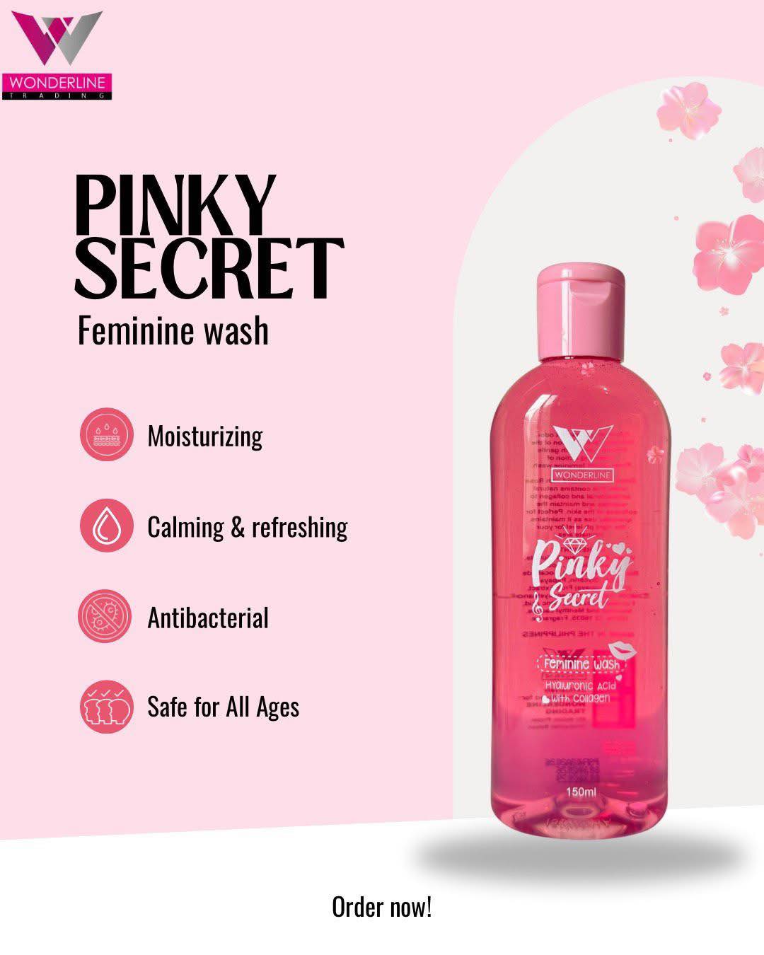 Pinky Secret Faminine Wash 150ml - Image 2